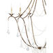 Elizabeth 6 Light 35.5 inch Rhine Gold Chandelier Ceiling Light, Lillian August Collection